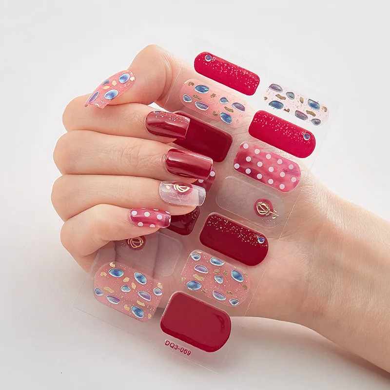 3D Laser Gilding Process Nail Oil Film – Nail Enhancement Sticker